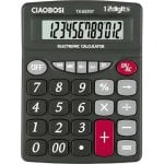 Calculatrice de bureau Avizar TX-03707 12 chiffres écran LCD noir