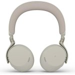 Auriculaires Jabra Evolve3 75 sans fil Bluetooth avec réduction de bruit, micro et USB-C, gris chaud
