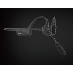 Auriculares Shokz OpenComm2 sem fios Bluetooth para escritório com Cancelamento de Ruído, microfone e cobertura em espuma, preto