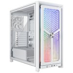 Torre Corsair FRAME 4000X RS Blanca ARGB Vidrio Templado Modular ATX