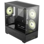 Caixa PC MSI MAG PANO M110R Mini Tower ARGB Vidro Temperado Preto