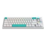Teclado NUBI NK68 Pro White mecánico inalámbrico compacto RGB Hot-Swappable