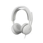 Auriculares Logitech Zone Wired 2 com fio USB-C/USB-A Cancelamento de Ruído Microfone Branco