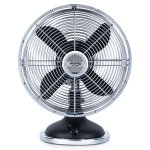 Ventilador HKoenig Joe50 Retro Vintage 3 Velocidades Metal 25 cm