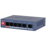 Switch gestito Dahua CS4006-4GT-60-V2 6 porte Gigabit 4 PoE L2 montaggio a parete