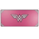 Tapis de souris Lexip WAXLXMP0005 XXL flexible antidérapant Wonder Woman rose
