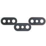 Conjunto de lentes da câmara com moldura para iPhone Xs, preto (substituição)