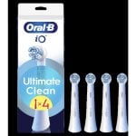 Cabezal de recambio Oral-B iO UltimateClean White pack 4 unidades para adultos