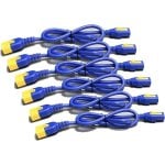 Stromkabel APC AP8706S-WWX591 1,83 m C13 auf C14 Blau Verriegelbar 10A