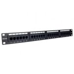 Patchpanel Phasak PU 2971 24 Ports Cat.6A FTP 1U Rack 19 Zoll
