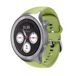 Motorola Moto Watch Bluetooth GPS 47mm OLED Prata Correa Verde M IP68 SpO2 Pulsómetro