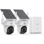Cámara IP Aosu C9C-2H 2K Visión Nocturna Exterior IA Panel Solar Control por Voz