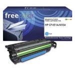 Cartuccia toner Freecolor K18243F7 ciano compatibile HP CF451A 10500 pagine