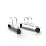 Kit de Ruedas para Radiadores Rointe RIRW02 Blanco Compatible Eoniq Belize Olympia Kyros Sygma