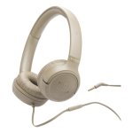 Auriculares JBL Tune 530 avec fil Jack 3,5 mm pour musique et usage quotidien, pliables, beige