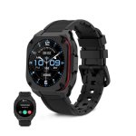 Ksix Zenthium Bluetooth 44mm AMOLED Preto IP68 Autonomia 30 Dias Compatível Android iOS