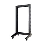 Armario rack Aiten Data F80.66.15OF 15U abierto 2 columnas ruedas 600x600x878 mm