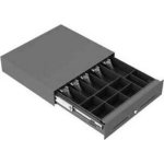 Cassetto portamonete APG SL3000-0032 8 scomparti banconote 4 monete nero