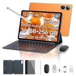 Tablet Blackview Mega 12 WiFi + 5G 12,2" 36GB 256GB Laranja com Teclado e Stylus Pen