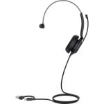 Auriculares Yealink UH35 Mono mit Kabel USB-A/USB-C für Büro, optimiert für Teams, Schwarz