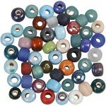 Perle en verre Creativ Company 69280 multicolore 9 mm pack 680 pièces