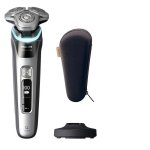 Rasoio Elettrico Viso Philips i9000 Prestige XP9204/10 Senza Filo 60min Funzionamento a Umido 3 Testine Ricarica Rapida