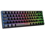 Tastiera The G-Lab Keyz Hydrogen Wireless a membrana compatta TKL RGB AZERTY Francese