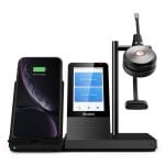 Auriculares Yealink WH66 Mono UC inalámbricos Bluetooth con Cancelación de Ruido, Base de carga y Touchscreen, schwarz