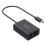 Yealink EHS62 Adapter für kabelgebundene Headsets, EHS-Kompatibilität, Schwarz