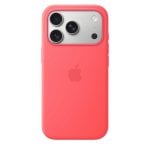 Funda pour mobile Apple Silicone Case MagSafe Silicone Rouge Protection pour iPhone 17 Pro