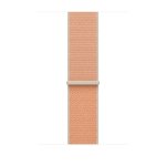 Bracelet Loop Sport Apple Cantaloup 46 mm léger respirant recyclé