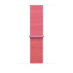 Bracelet Loop Sport Apple Guayaba Intenso 46 mm Nylon Recyclé Fermeture Velcro