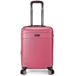 Mala de cabine Benzi BZ5784RS-50, 50 cm, rígida e expansível, em ABS, leve, com capacidade para 40 litros, 4 rodas duplas e fechadura de combinação, cor-de-rosa.