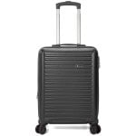 Mala de cabine Benzi Bz5845n-50, expansível, em ABS, 55 cm, com 4 rodas duplas, fechadura de combinação de 3 dígitos, preta.