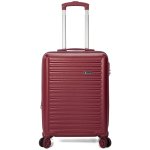 Mala de cabine Benzi BZ5845GT-50, expansível, em ABS, com 55 cm de altura, 4 rodas duplas, fechadura de combinação de 3 dígitos, cor bordeaux.