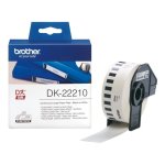 Cinta etichette Brother DK-22210 29 mm x 30,48 m termica bianca