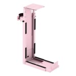 Arozzi AZ-PCMOUNT-PNK PC-Halterung Untertisch Stahl Rosa Höhenverstellbar Max 30 kg
