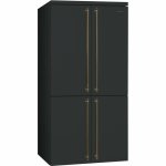 Frigorífico Americano SMEG FQ60CAO6 No Frost 187cm 572L E Antracita