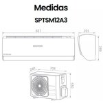 Climatiseur Split Infiniton SPTSM12A3 3,49 kW A+++ Inverter Réversible Connecté