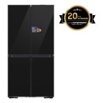 Frigorífico Americano Samsung RM90F67CECEF Total No Frost 185cm 654L E Preto WiFi IA