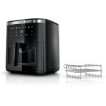 Air Fryer Bosch Serie 6 MAF671B1 Janela 7,2 L 1800 W com Temporizador
