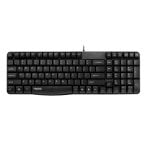 Tastatur Rapoo N2400 Membran Full-Size spritzwassergeschützt USB Portugiesisch