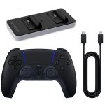 Sony DualSense V3 Midnight Black Mando Inalámbrico para PS5 + Cable + Indeca Cargador Dual