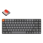 Teclado Keychron K3 Max 75% mecânico sem fios RGB switches Gateron Red