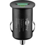 Cargador de coche Goobay 45162 USB Quick Charge 3.0 18W negro