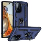Funda para móvil Max Power Digital Anillo Giratorio Silicona Policarbonato Azul Antideslizante para Xiaomi Mi 11T y Mi 11T Pro