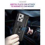 Funda para móvil Max Power Digital Anillo Giratorio Silicona Policarbonato Negra Antideslizante para Xiaomi Redmi Note 12 Pro Plus