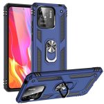 Funda para móvil Max Power Digital Anillo Giratorio Silicona Policarbonato Azul Antideslizante para Xiaomi Redmi 10C