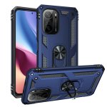 Funda para móvil Max Power Digital Anillo Giratorio Silicona Policarbonato Negra Antideslizante para Xiaomi Poco F3 y Mi 11i