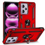 Funda pour mobile Max Power Digital Magnétique Silicone Polycarbonate Rouge Anneau 360° pour Xiaomi Redmi Note 12s
